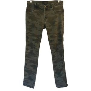 James Jeans James Twiggy Gray Camo Camouflage Print Skinny Pants size 31